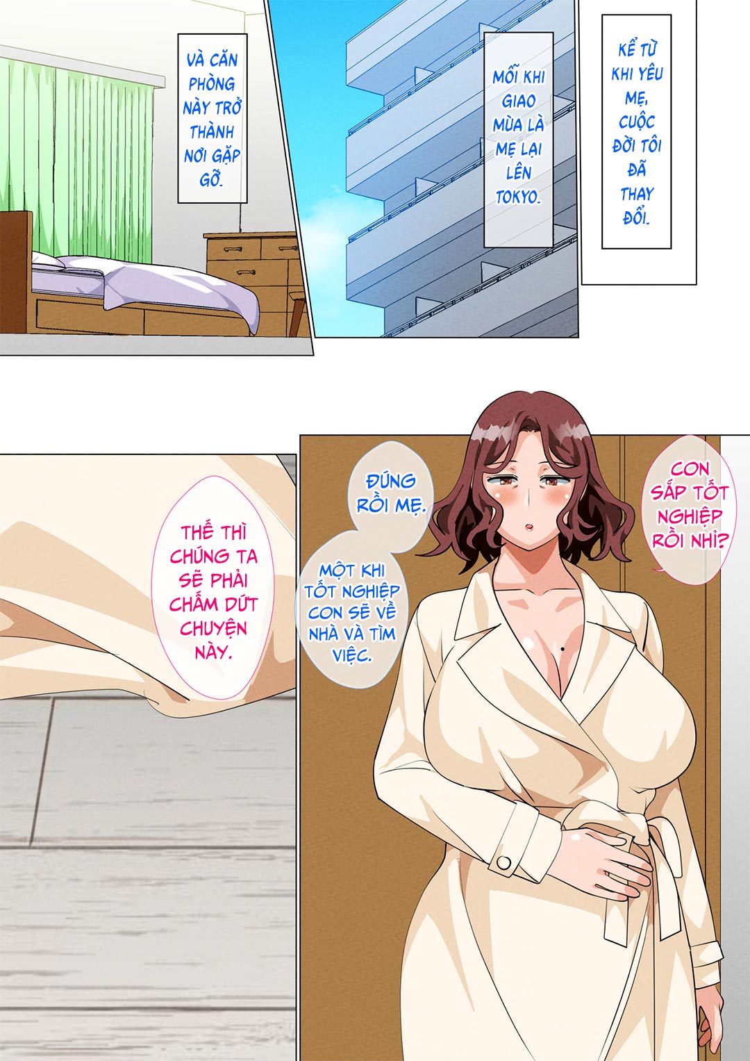 Trang truyện truyen me ghe tham con trai o tokyo musuko ni ai ni joukyou shita haha chapter 4 (1) trong truyện tranh Mẹ Ghé Thăm Con Trai Ở Tokyo | Musuko Ni Ai Ni Joukyou Shita Haha - Chapter 4 - truyentvn.net